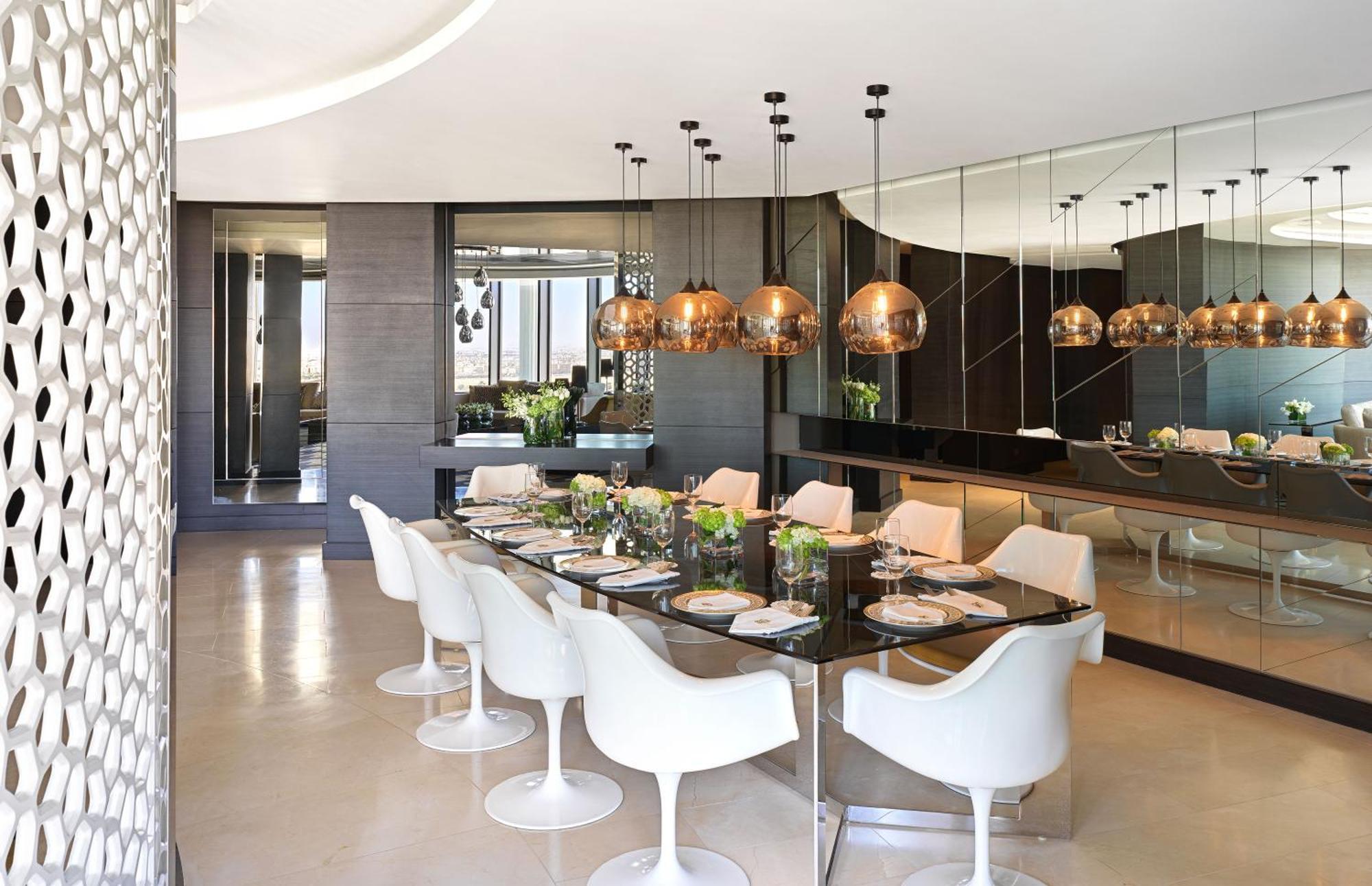 Fairmont Rijád Kültér fotó Dining room