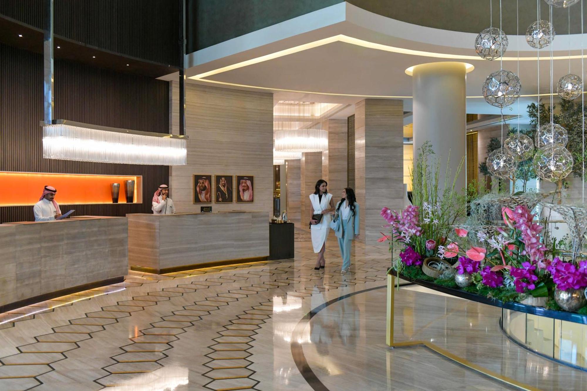 Fairmont Rijád Kültér fotó Lobby